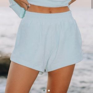 Daily Drills Terry Super Shorts (light blue)